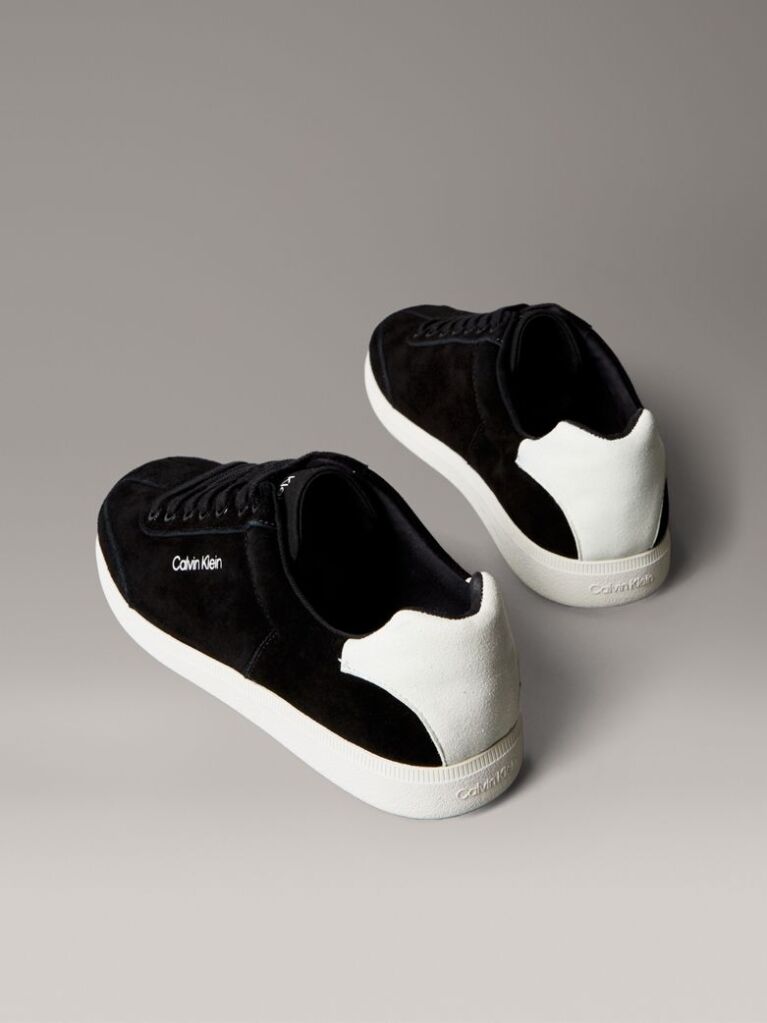 Μαύρο Σουέτ Sneakers  Άνδρας