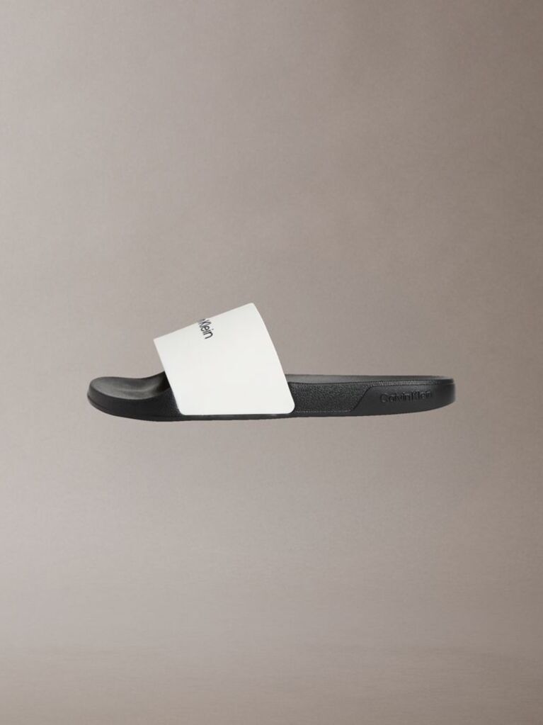 White Nemo - Contoured Logo Sliders  Men