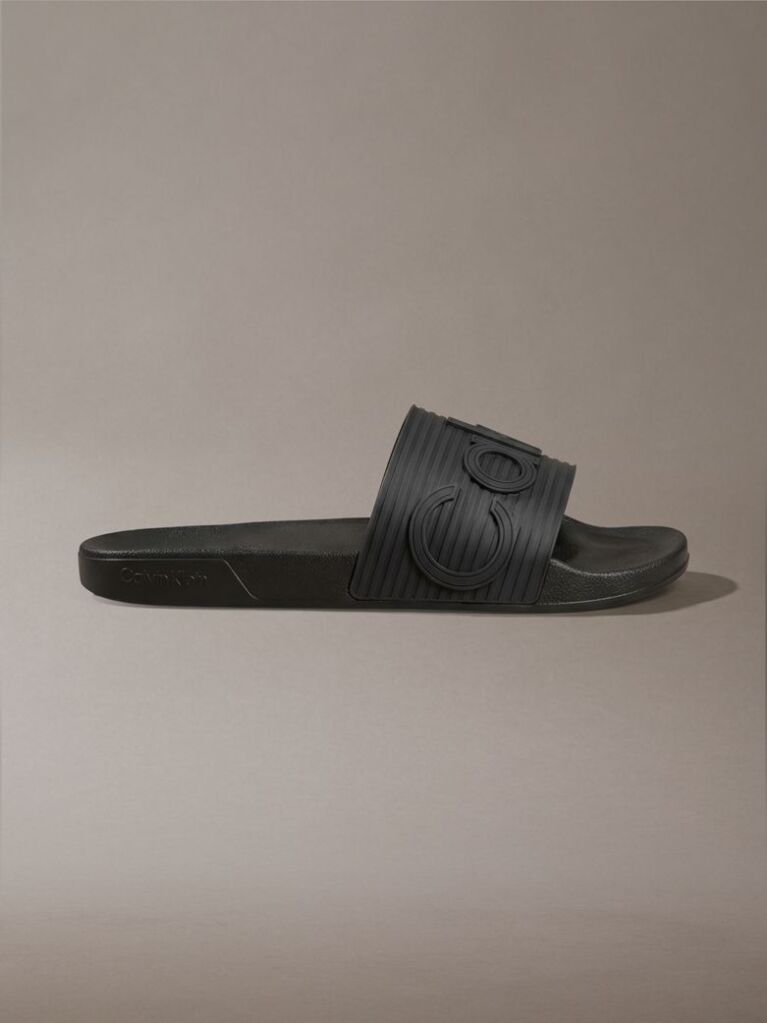 Black Nemo - Contoured Emblem Logo Sliders  Men