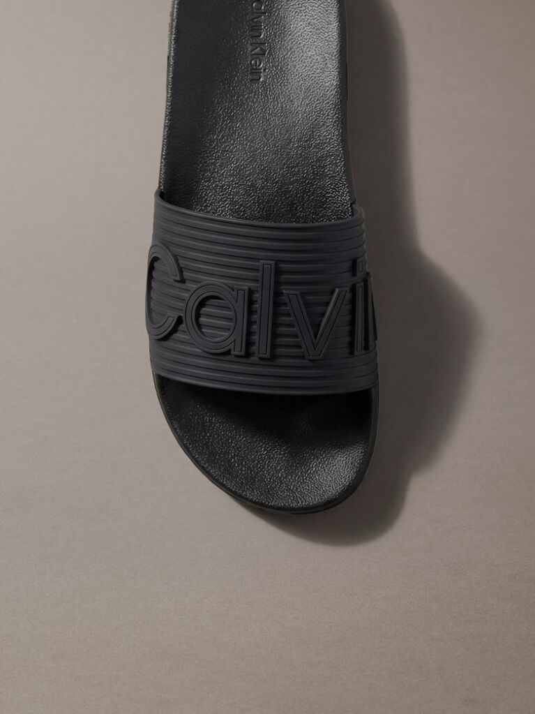 Black Nemo - Contoured Emblem Logo Sliders  Men