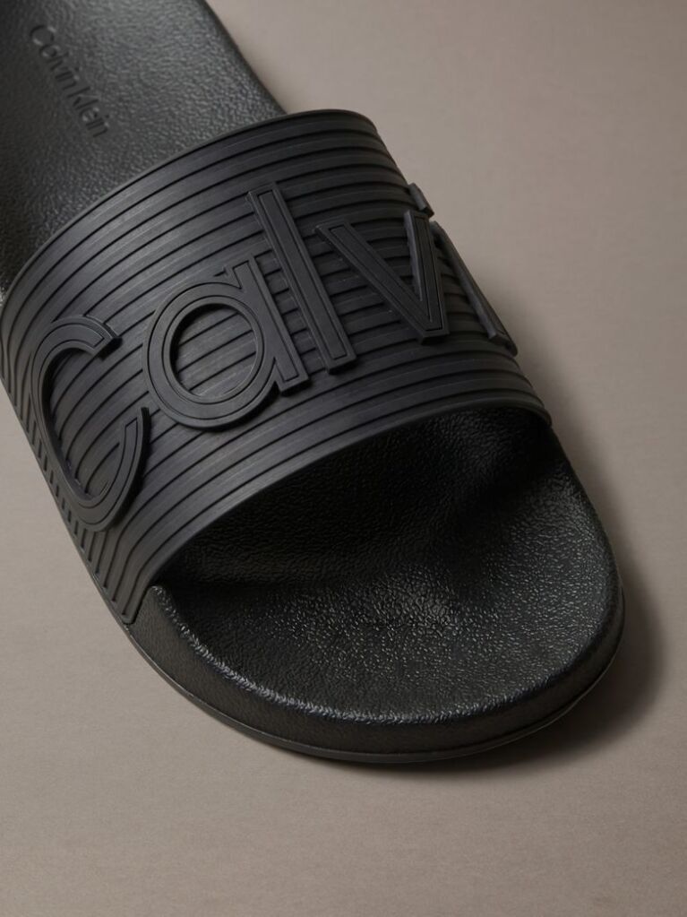 Black Nemo - Contoured Emblem Logo Sliders  Men