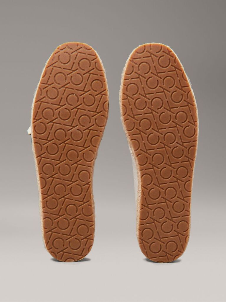 White Logo Jacquard Espadrilles  Women