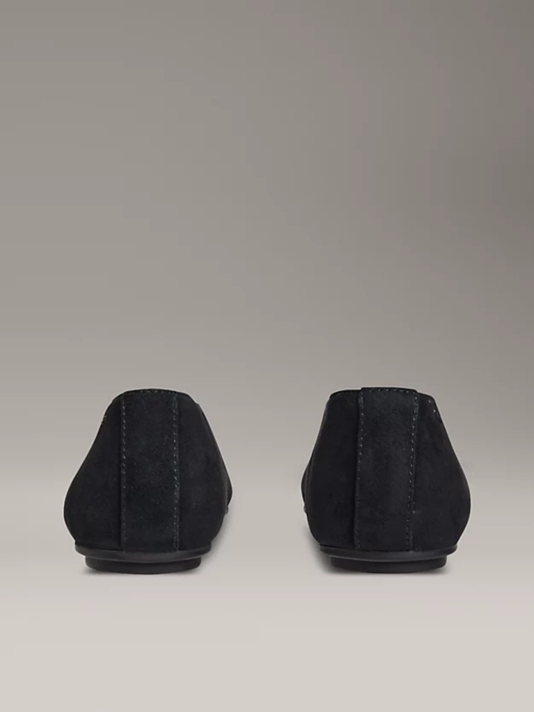 Black Suede Ballerinas  Women