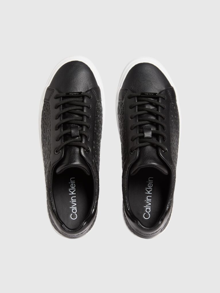 Black Logo Trainers  Women