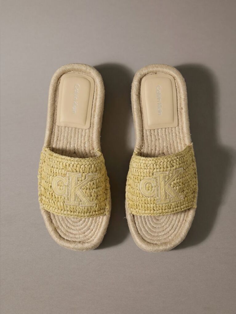 Beige Ebeth - Platform Espadrille Sliders  Women