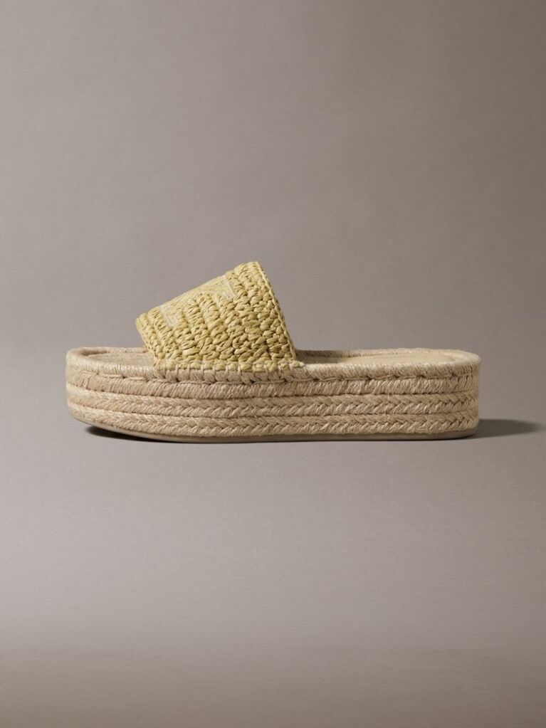 Beige Ebeth - Platform Espadrille Sliders  Women