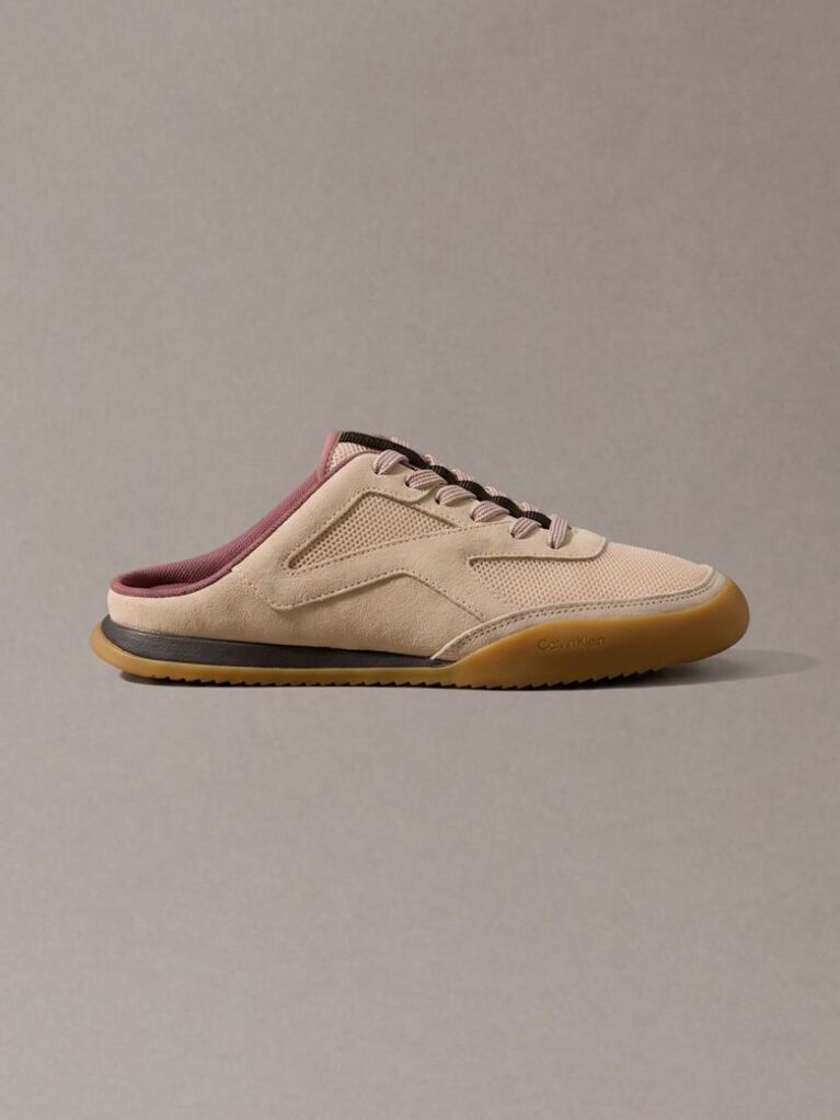 Orange CK KAYLA - Suede Mule Runners  Women