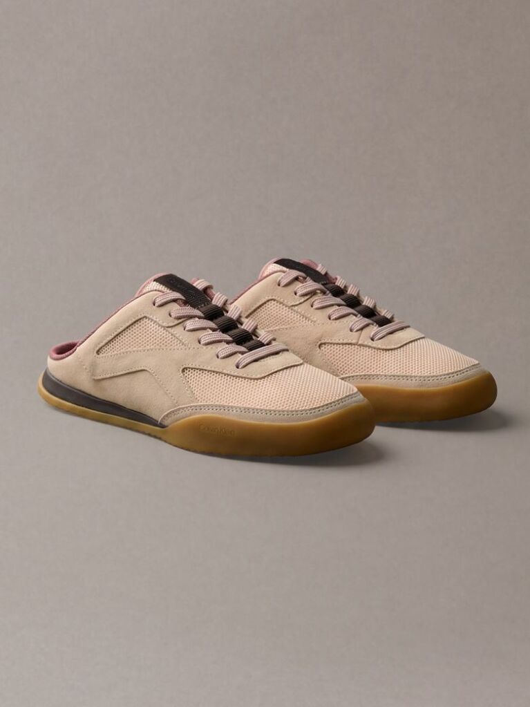 Orange CK KAYLA - Suede Mule Runners  Women