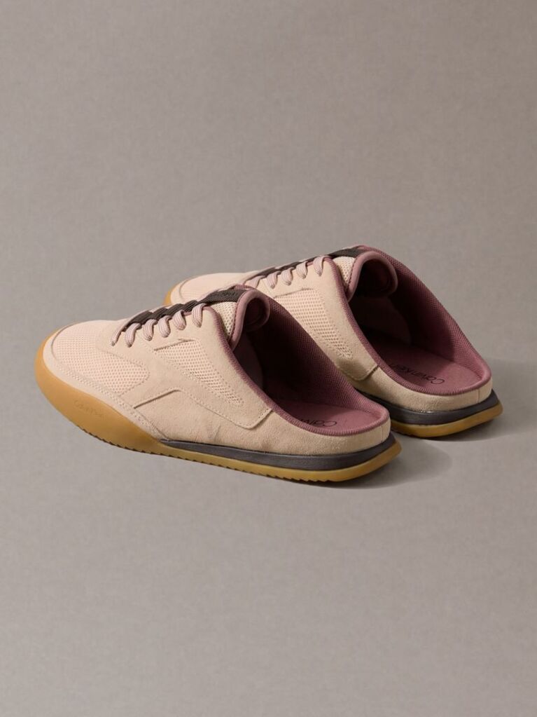 Orange CK KAYLA - Suede Mule Runners  Women