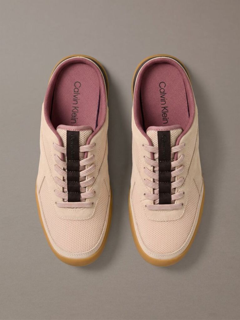 Orange CK KAYLA - Suede Mule Runners  Women