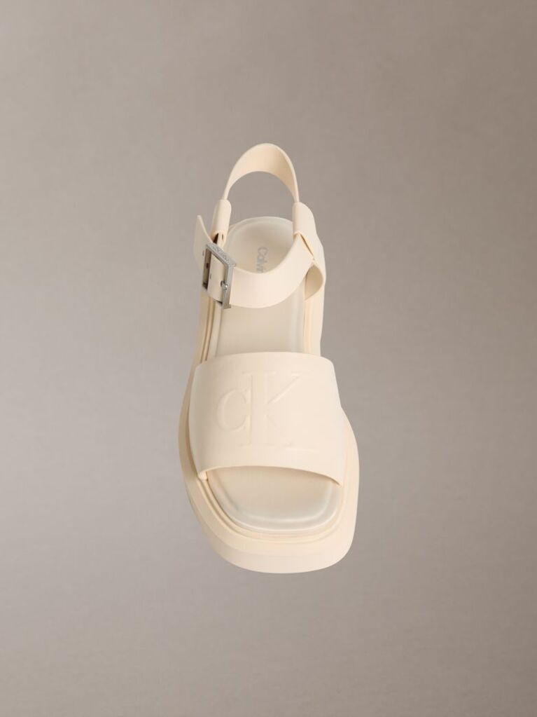 Beige Melanie -Leather Chunky Sandals  Women