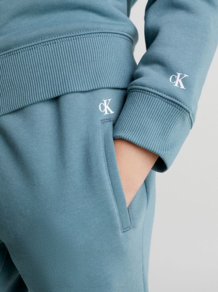 Blue Organic Blend Joggers  Boys