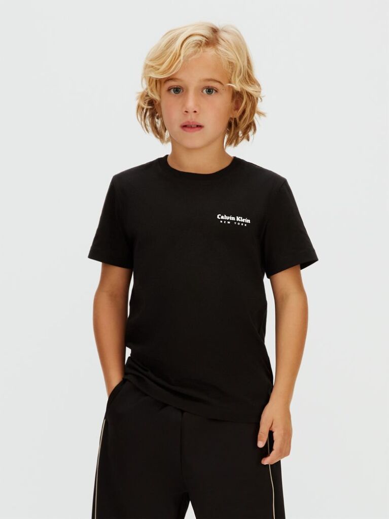 Μαύρο Βαμβακερό T-shirt  Αγόρι