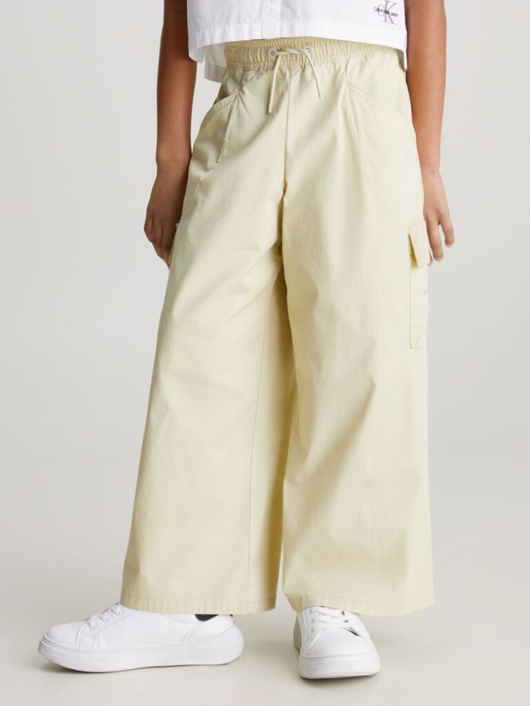 Green Wide Leg Cargo Pants  Girls