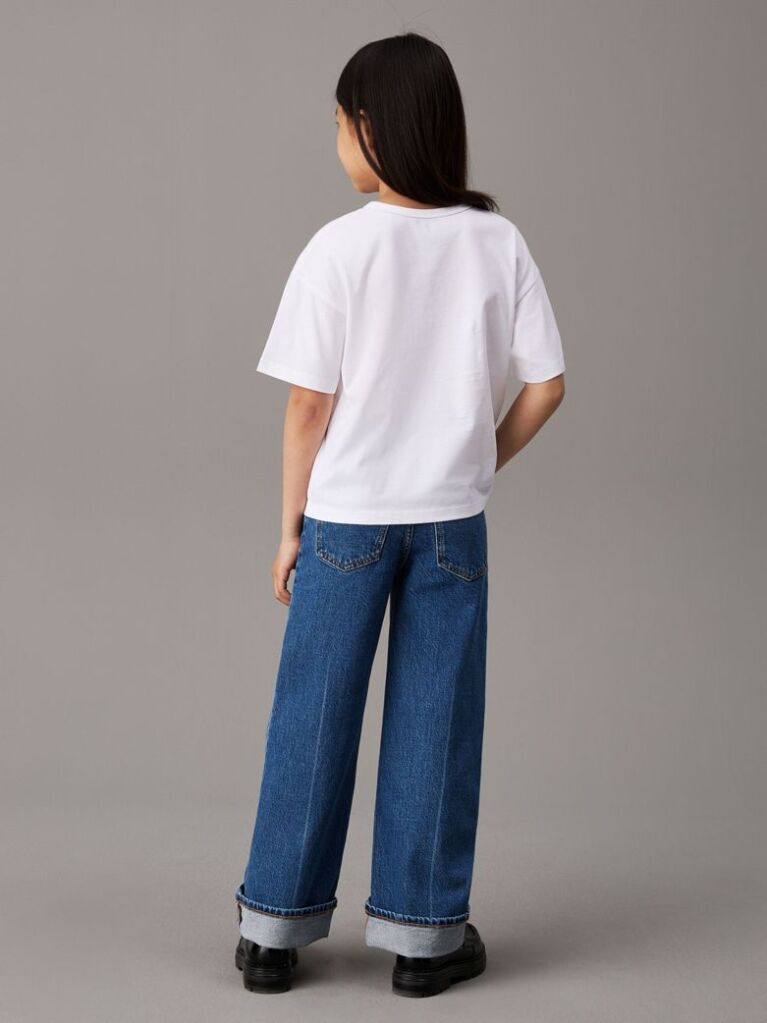Denim High Rise Relaxed Jeans  Girls