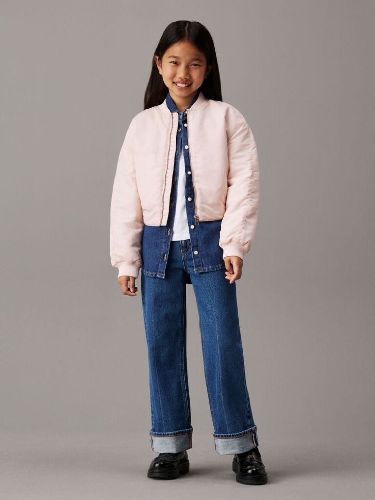 Denim High Rise Relaxed Jeans  Girls