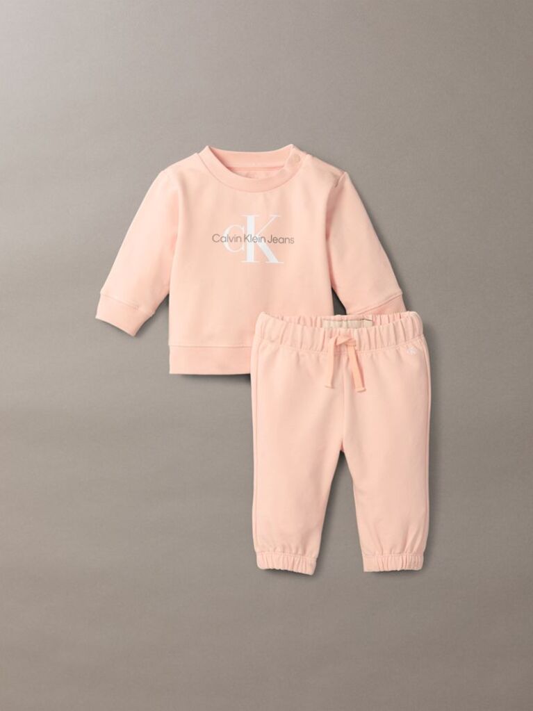 Pink Newborn Logo Tracksuit  Newborn