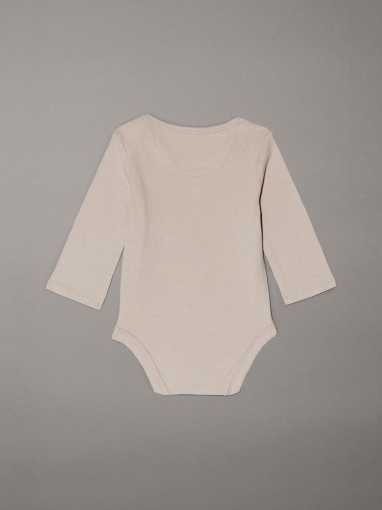 Grey Newborn Logo Bodysuit  Newborn