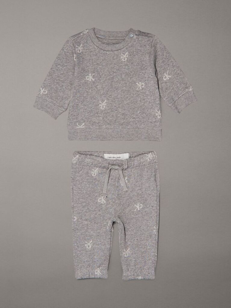 Grey Newborn Logo Tracksuit  Newborn