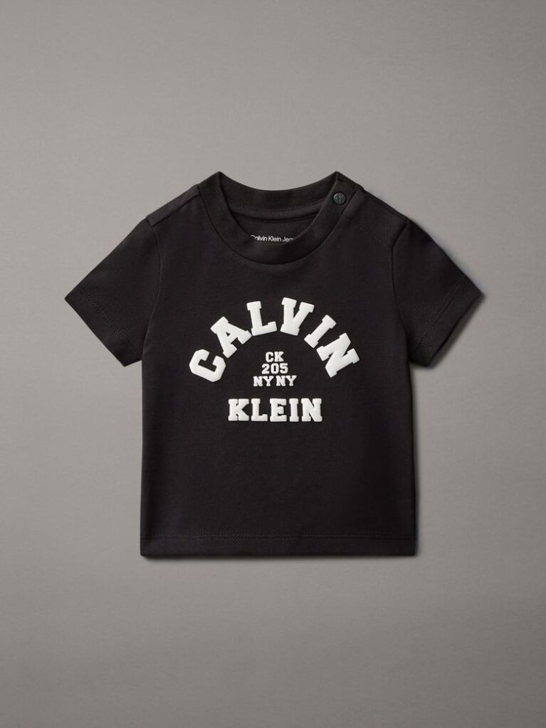 Μαύρο Βρεφικό T-shirt Με Λογότυπο  Βρεφικά