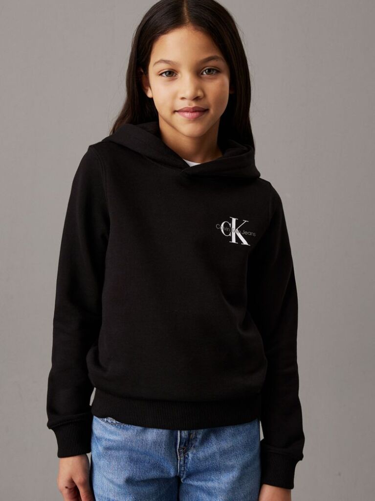 Μαύρο Unisex Βαμβακερό Hoodie  Παιδικό Unisex