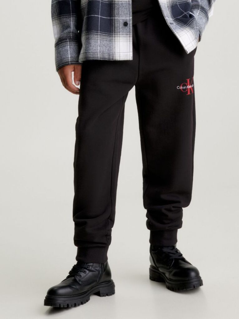 Black Unisex Relaxed Joggers  Kids Unisex