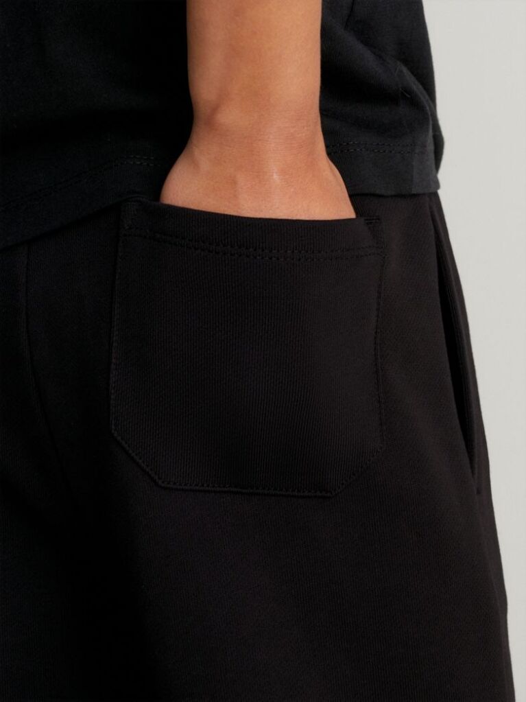Black Unisex Relaxed Joggers  Kids Unisex