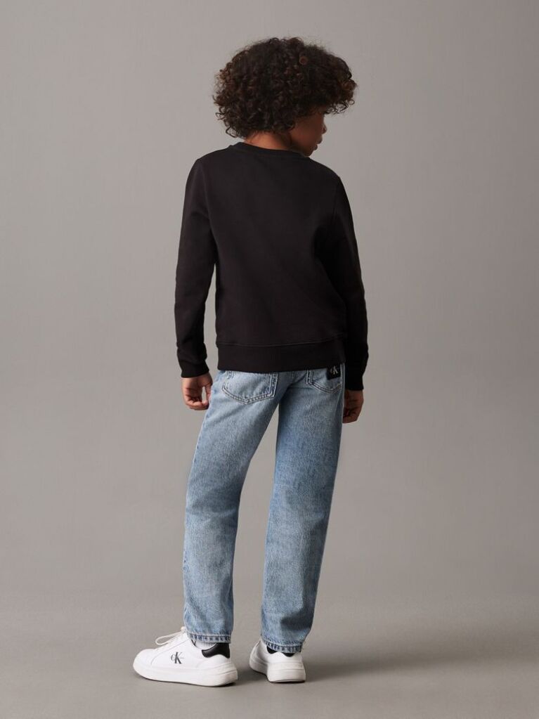 Μαύρο Unisex Φούτερ Με Λογότυπο  Παιδικό Unisex
