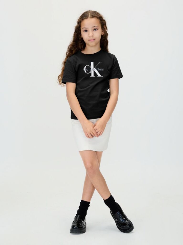 Μαύρο Παιδικό T-shirt Με Λογότυπο  Παιδικό Unisex