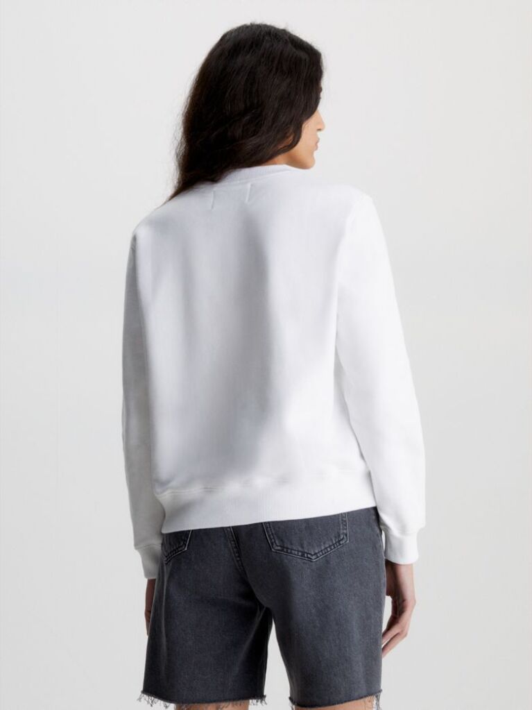 White Monogram Sweatshirt  Women