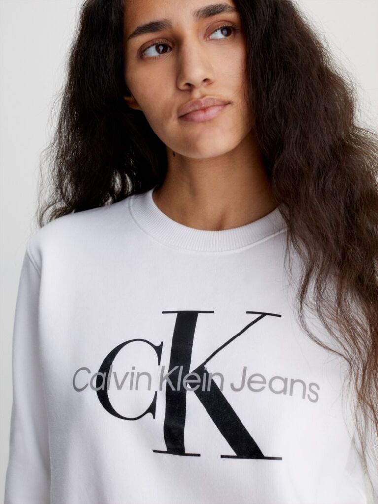 White Monogram Sweatshirt  Women