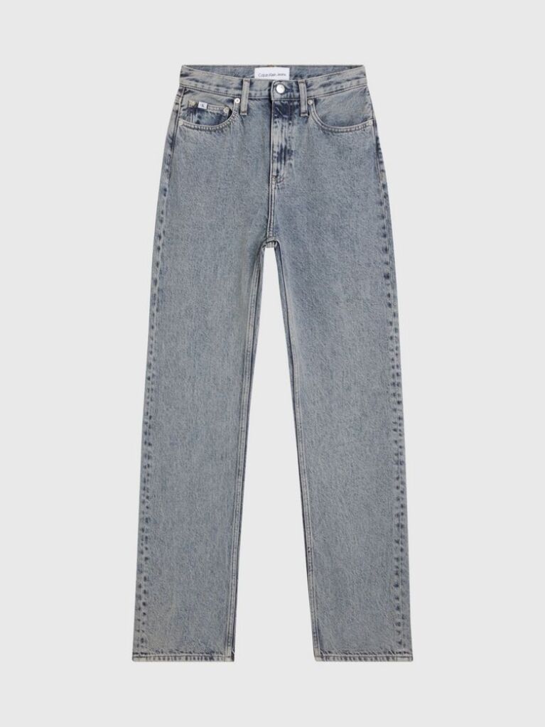 Denim Ψηλόμεσο Τζιν Σε Ίσια Γραμμή  Γυναίκα