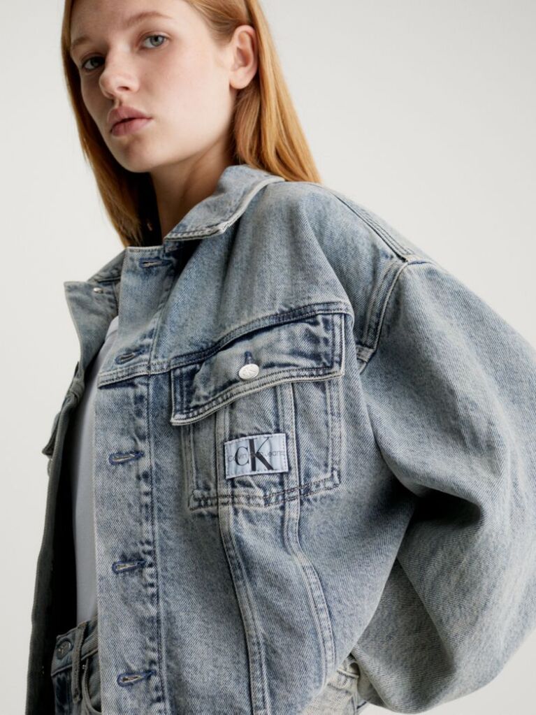 Denim Boxy Denim Jacket  Women