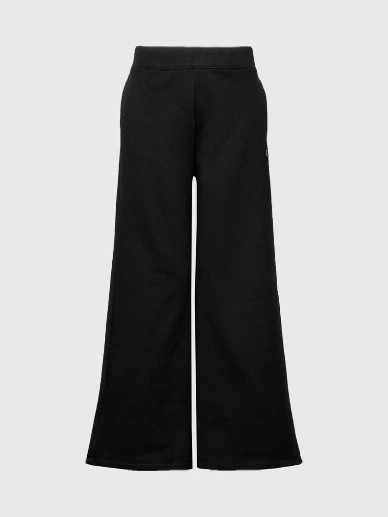 Black Relaxed Cotton Terry Joggers  Women