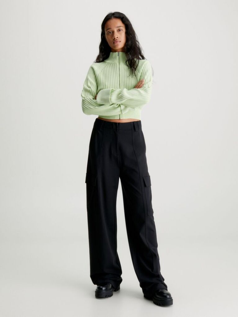 Black Milano Jersey Utility Pants  Women