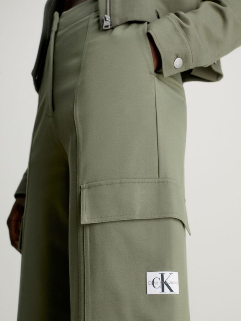 Green Milano Jersey Utility Pants  Women