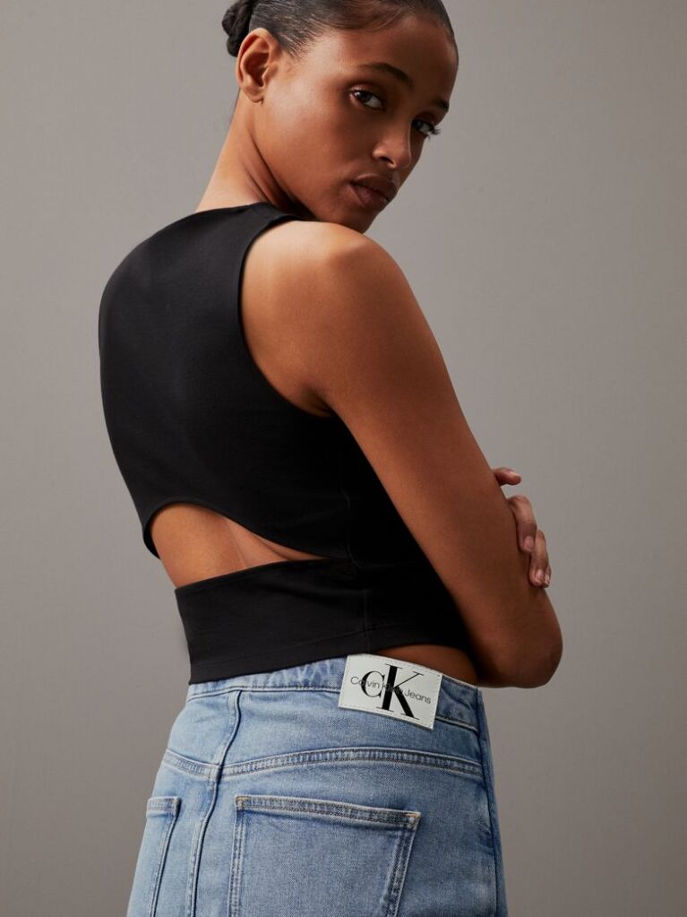 Denim Denim A-line Wrap Skirt  Women