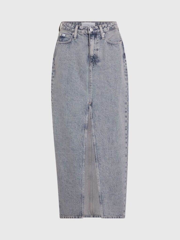 Denim Denim Maxi Skirt  Women