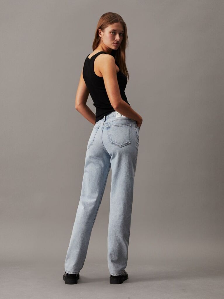 Denim Authentic Τζιν Με Ισια Στενή Γραμμή  Γυναίκα