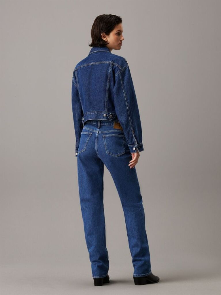 Denim Τζιν Σε Ίσια Γραμμή Με Χαμηλή Μέση  Γυναίκα