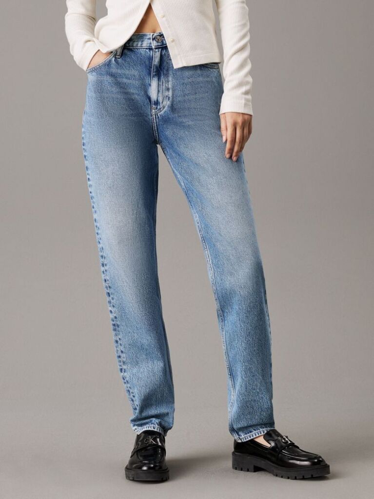 Denim Τζιν Mom  Γυναίκα