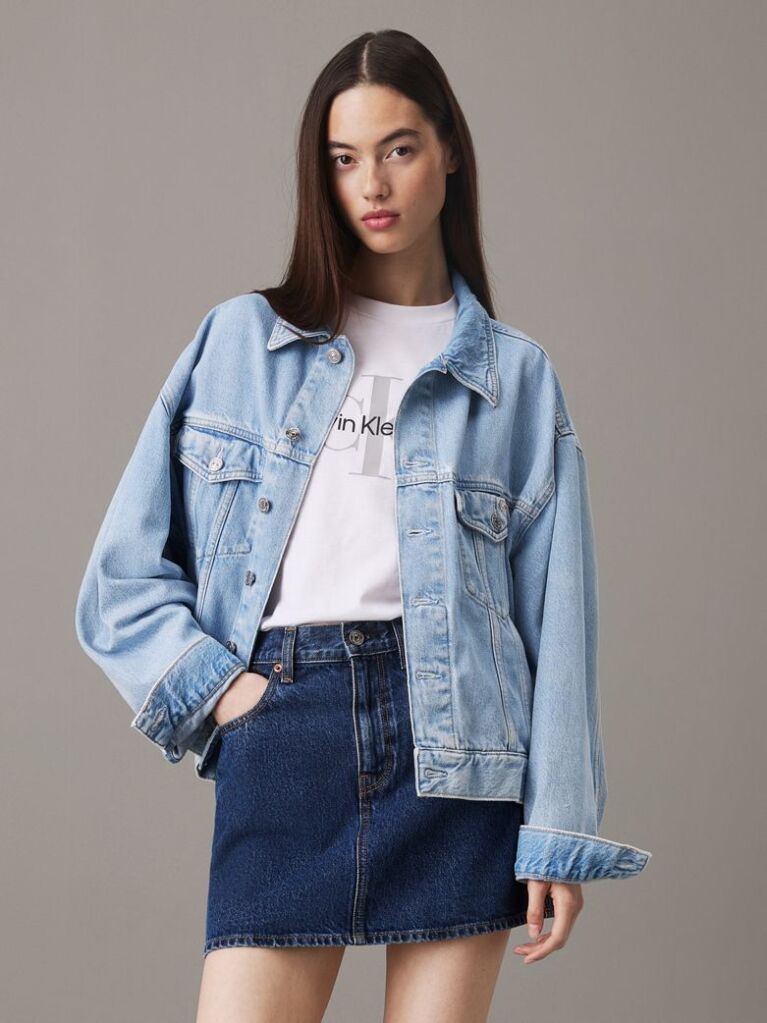 Denim Boxy Denim Jacket  Women