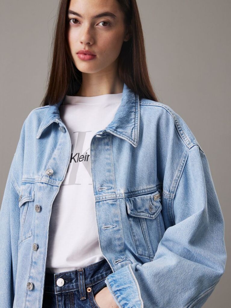 Denim Boxy Denim Jacket  Women