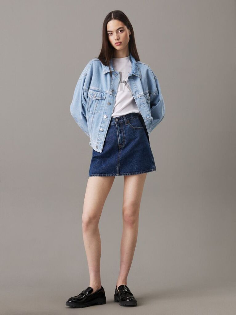 Denim Boxy Denim Jacket  Women