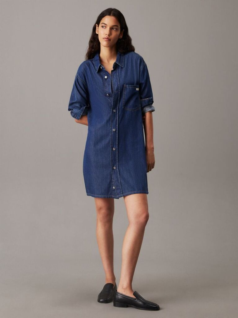 Denim Denim Φόρεμα Πουκαμίσα Με Ζώνη  Γυναίκα