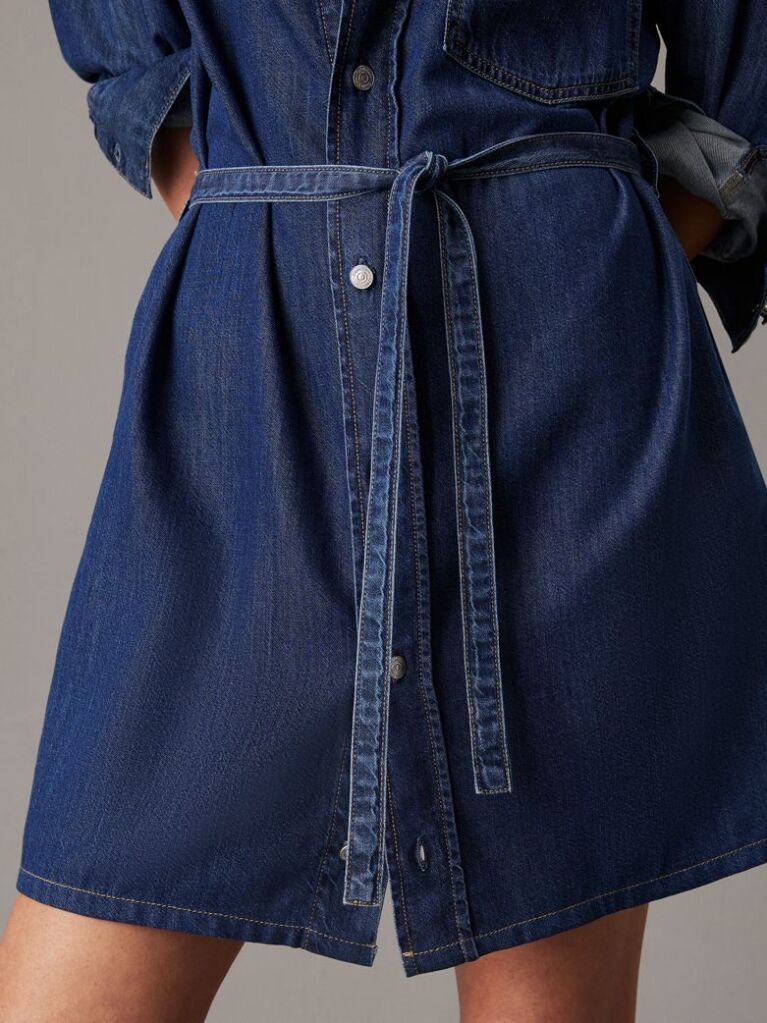 Denim Denim Φόρεμα Πουκαμίσα Με Ζώνη  Γυναίκα