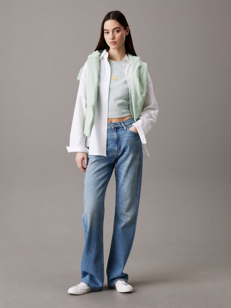 Denim Τζιν Σε Bootcut Γραμμή  Γυναίκα