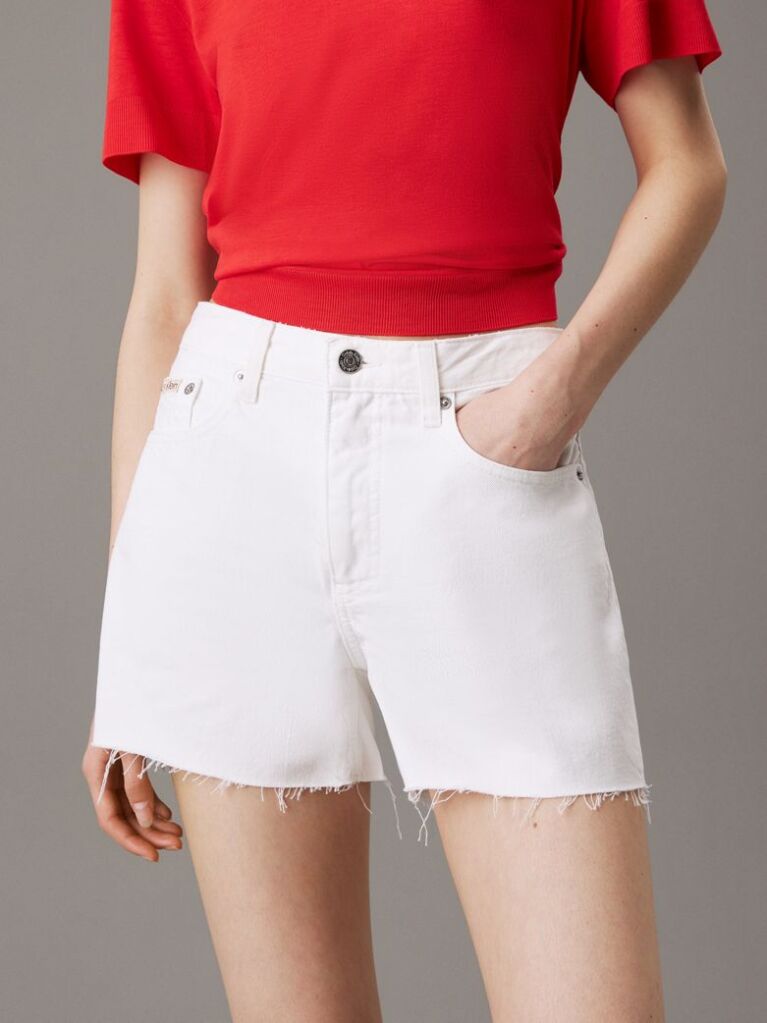 Denim Denim Mom Shorts  Women