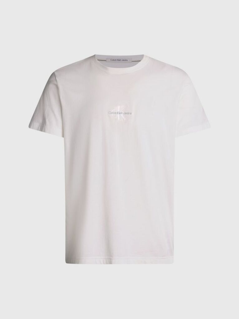 Λευκό T-shirt Με Μονόγραμμα  Άνδρας