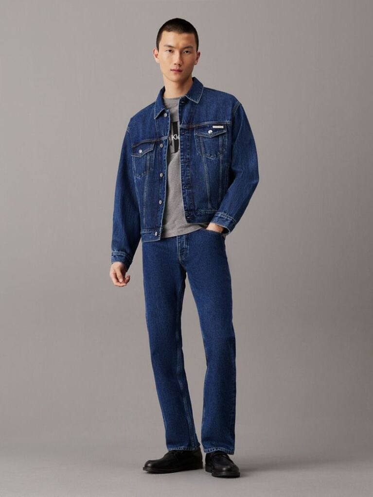 Denim Standard Straight Jeans  Men